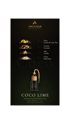 Coco Lime Premium Car Air Freshener Akasia